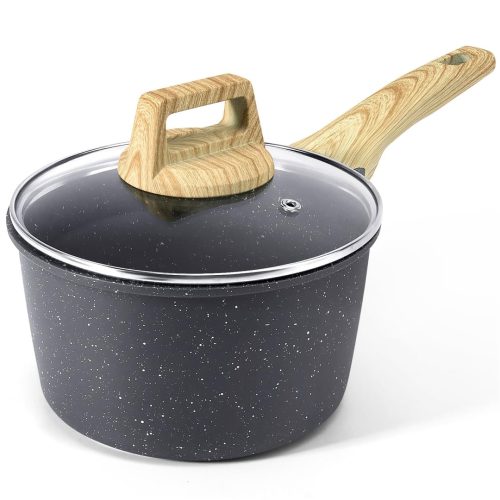 GiPP Nonstick Sauce Pan with Lid - 3.6L Small Sauce Pot