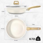 GiPP Nonstick Frying Pan Skillet with Lid - Image 2