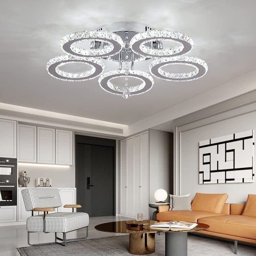 VETRULUS Modern Led Crystal Chandelier - Image 6