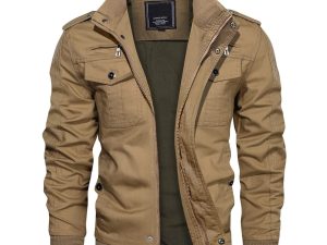 KEFITEVD Mens Army Jackets