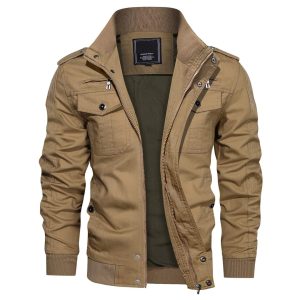 KEFITEVD Mens Army Jackets