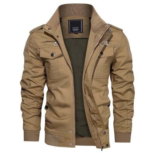 KEFITEVD Mens Army Jackets