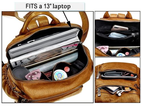 UTO Laptop Backpack Womens Teenage Girls School Bag Ladies Travel - Image 5