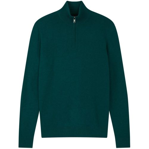 Charles Wilson Men's Essential Cotton Zip Neck Jumper - Image 3