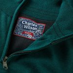 Charles Wilson Men's Essential Cotton Zip Neck Jumper - Image 4