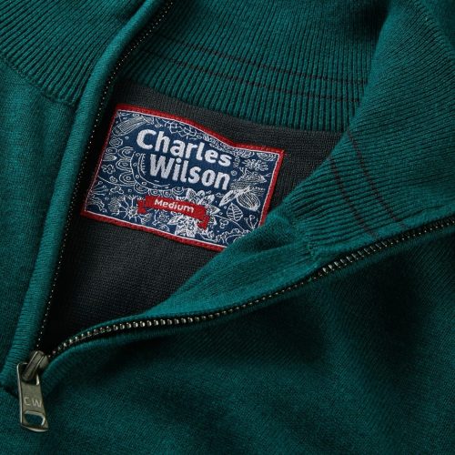 Charles Wilson Men's Essential Cotton Zip Neck Jumper - Image 4