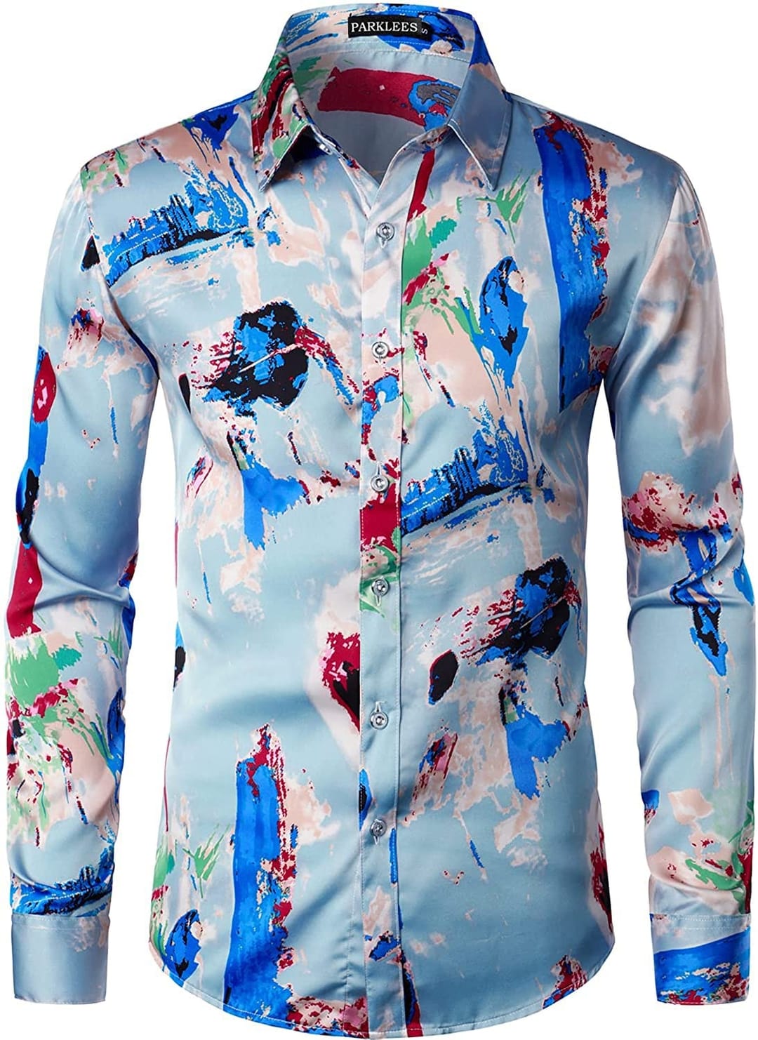PARKLEES Men's Hipster Silk Printed Slim Fit