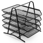 Marbrasse Desk Letter Tray Organizer Paper Tray Stackable - Image 4