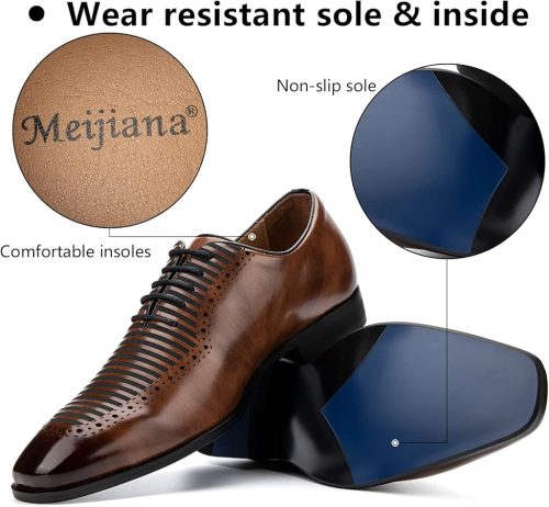 MEIJIANA Men Oxford Business Leather Shoes - Image 6