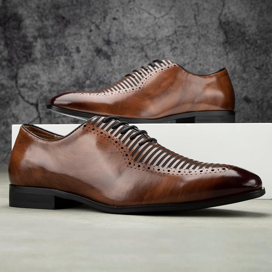 MEIJIANA Men Oxford Business Leather Shoes