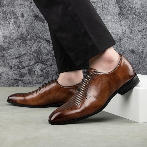 MEIJIANA Men Oxford Business Leather Shoes - Image 3