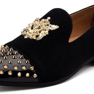 MEIJIANA Men's Fashion Loafers Faux Leather Loafers for Men