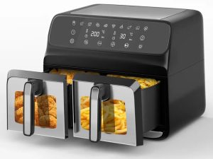 Hawthyhome Dual Air Fryer, 8L Large for Family