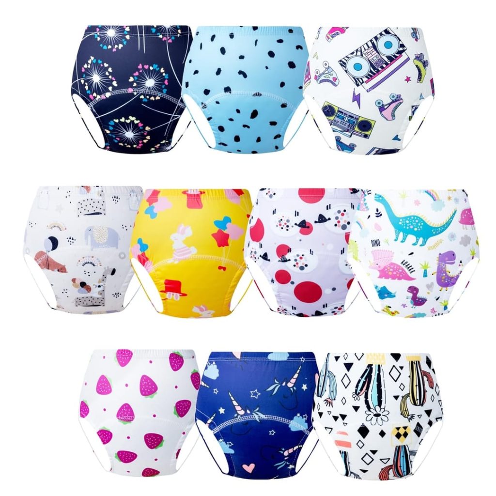 ackLoveBriefs Children's Training Pants for Girls Multi-Coloured