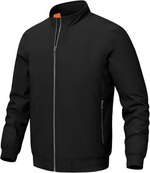 YSENTO Mens Bomber Jackets Winter Casual Windbreakers Jacket - Image 3