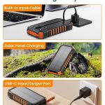 Hiluckey Power Bank Solar Charger 27000mAh - Image 4