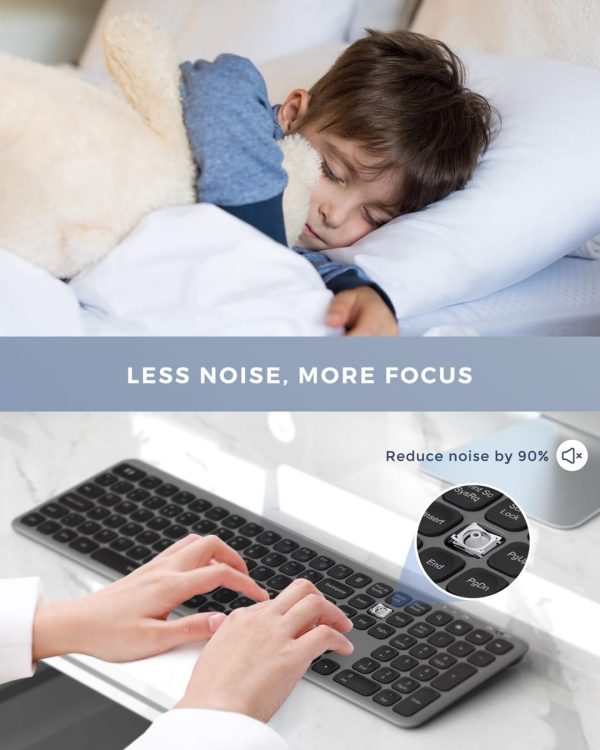 Seenda 2.4G Ultra Thin Wireless Keyboard and Mouse Combo - Image 3