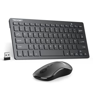 TECKNET Mini Wireless Keyboard and Mouse Set