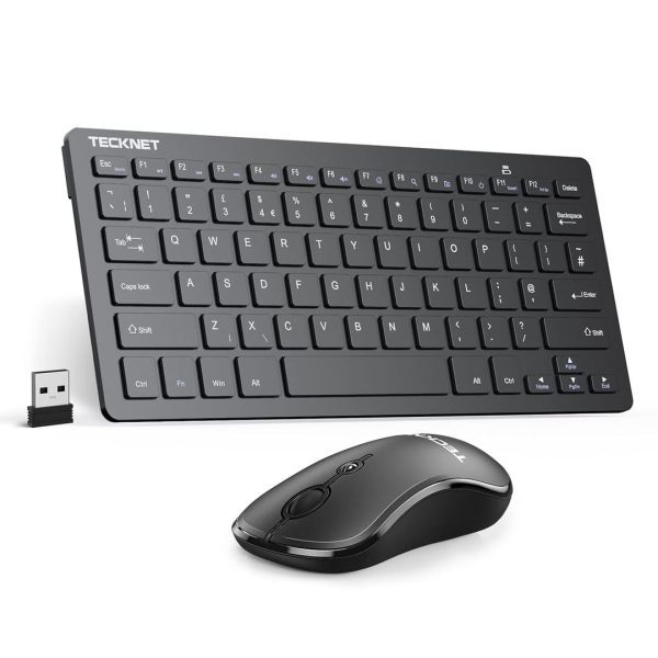 TECKNET Mini Wireless Keyboard and Mouse Set