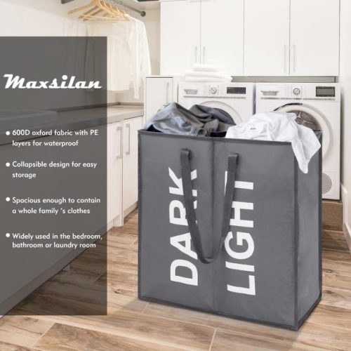 Brand New Maxsilan 80L Large Laundry Basket - Image 3