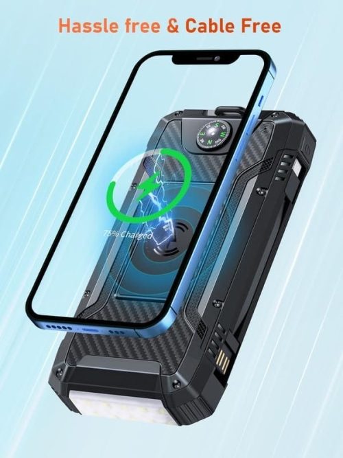 42800mAh Solar Power Bank 22.5W Fast Charging - Image 4