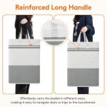 Brand New Lifewit 2 Pack 60L Laundry Basket with Lid - Image 5