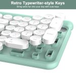 RaceGT Typewriter Style Wireless Keyboard and Mouse - Image 3