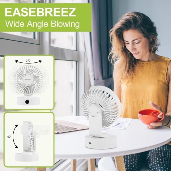 Brand New EASEBREEZ Desk Fan - Image 4