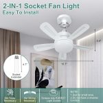 REYLAX Ceiling Fans with Lights and Remote - Image 3
