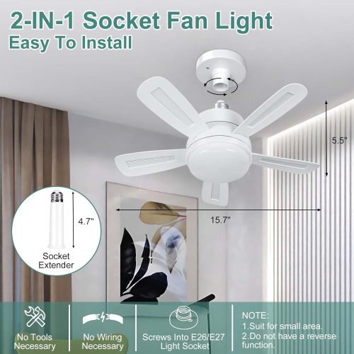 REYLAX Ceiling Fans with Lights and Remote - Image 3