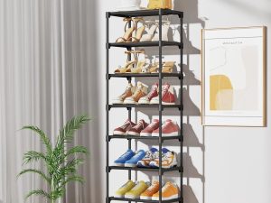 Kitsure Stackable Shoe Storage for Closet