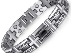 RainSo Stainless Steel Magnetic Bracelet for Men