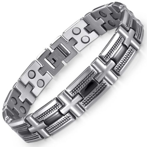 RainSo Stainless Steel Magnetic Bracelet for Men