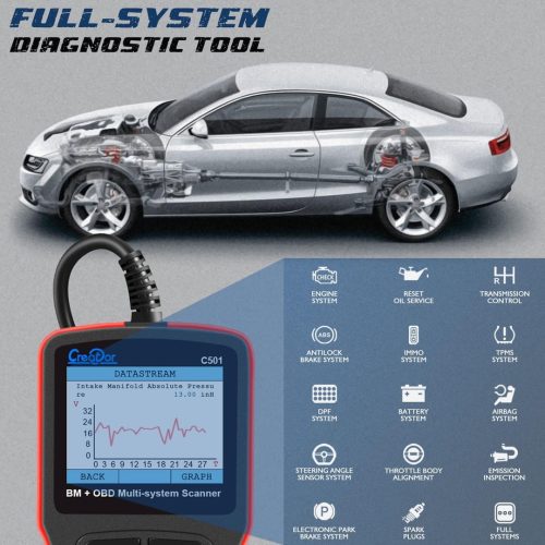 Creator C501 OBD2 Diagnostic Tool for BMW Mini Cooper - Image 3