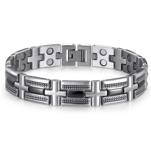 RainSo Stainless Steel Magnetic Bracelet for Men - Image 4