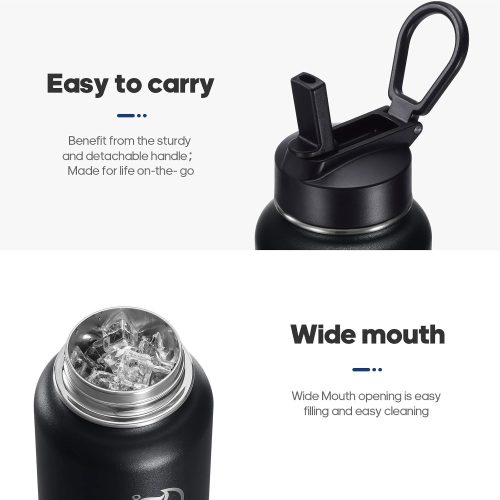 HydroPal Vacuum Insulated Stainless Steel Water Bottle - Image 6