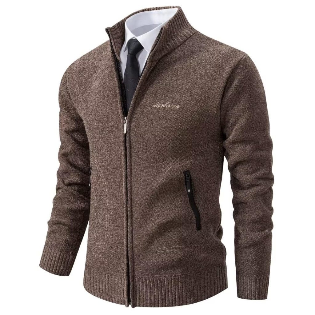Shuanghao Men's Cardigan Sweater Knitwear Jacket Coat
