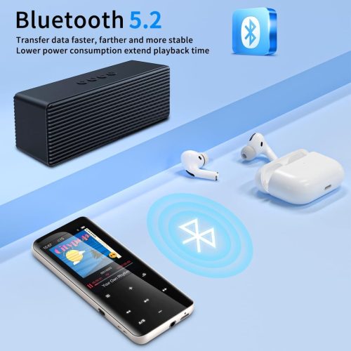Volorful 96GB MP3 Music Player with Bluetooth 5.2 HiFi - Image 2