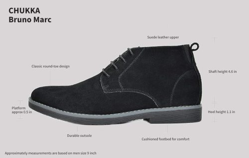 Bruno Marc Men's Chukka Suede Leather Boot - Image 8