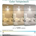 REYLAX Ceiling Fans with Lights and Remote - Image 4