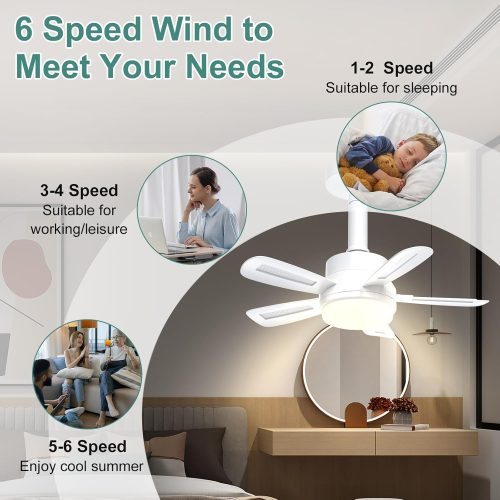 REYLAX Ceiling Fans with Lights and Remote - Image 5