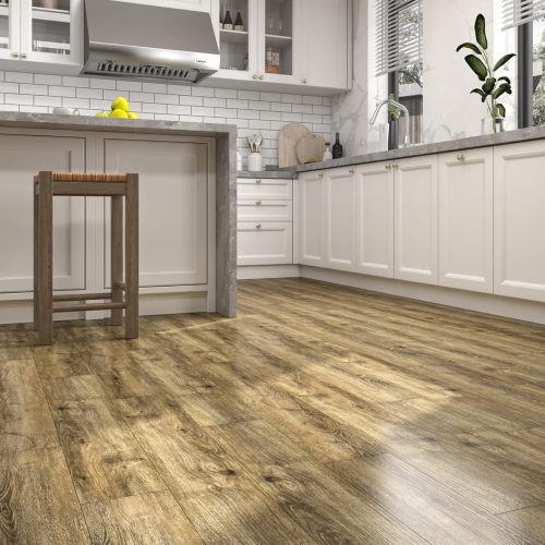 FunStick 90×15CM 35 Pcs Peel and Stick Tiles Kitchen Brown Wood Effect Vinyl Flooring Stick on Tiles for Bathroom Floor - Image 2