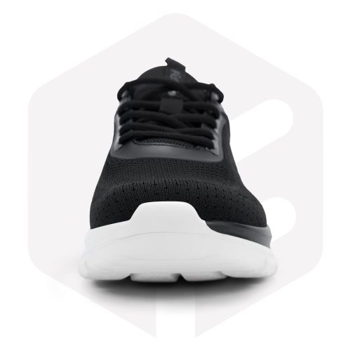 FitVille Extra Wide Fit Trainers for Men Lace-Up Arch Support Road Running Shoes Lightweight Athletic Sneakers for Gym Fitness Jogging Walking, Black 2, 8.5 X-Wide - Image 3