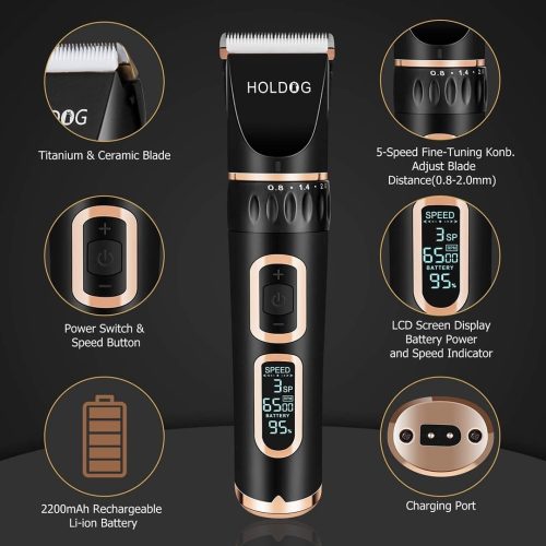 Dog Clippers Professional Heavy Duty Dog Grooming Clipper - Image 2