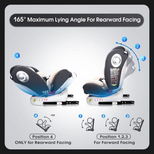 LETTAS 360 Rotation Baby Car Seat - Image 3