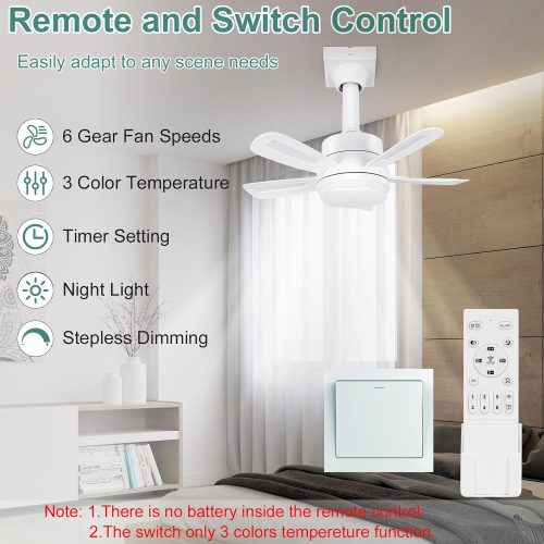 REYLAX Ceiling Fans with Lights and Remote - Image 7