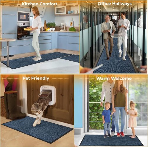 BLADO Door Mat Barrier Mat Non Slip Rubber Mats Washable Light Weight Heavy Duty - Image 6