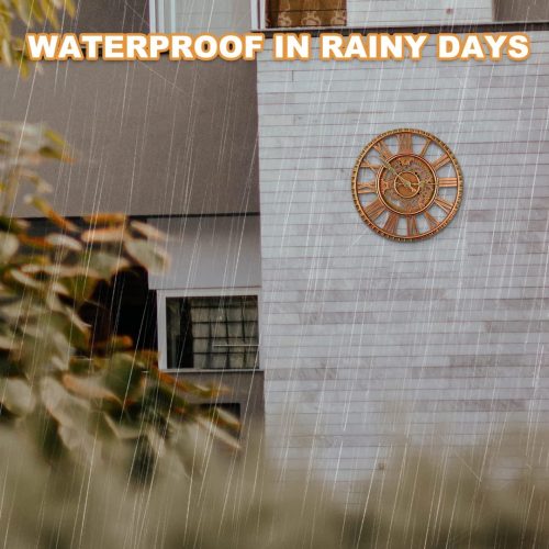 Taodyans Outdoor Waterproof Wall Clock - Image 4