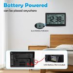 Sukeen LCD Radio Controlled Wall Clock - Image 4