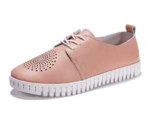 UberDeco Women Leather Loafers Moccasins Comfy Sneakers